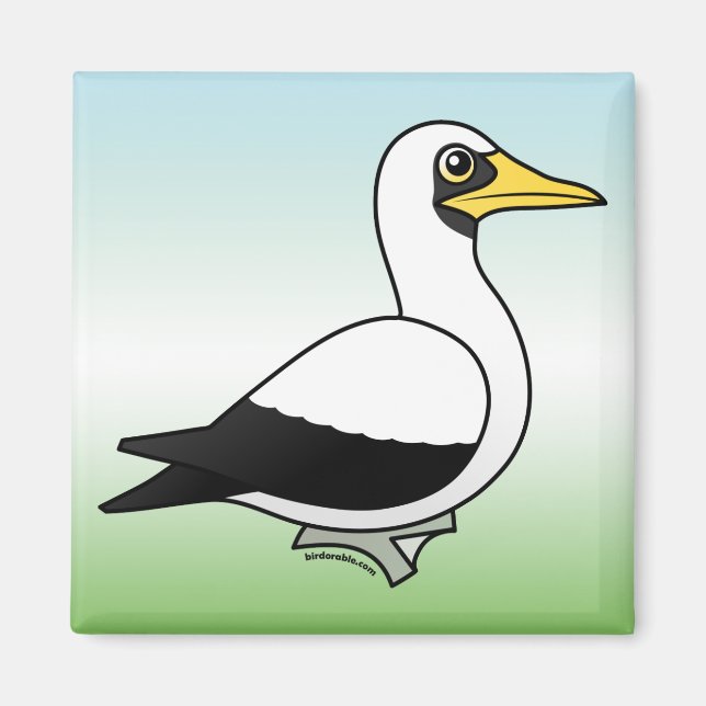 Aimant Booby Masqué Birdorable (Devant)