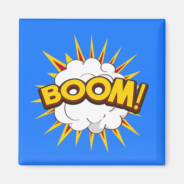 Aimant Boom! Explosion de dessin animé (Devant)