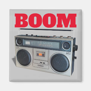 Aimant BoomBox Retro Stereo Fun