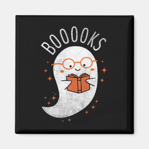 Aimant Boooks Funny Halloween Teacher Book Library