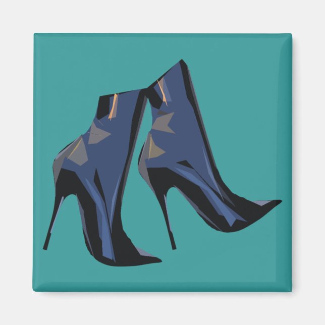 Aimant Boot Art tendance (Devant)