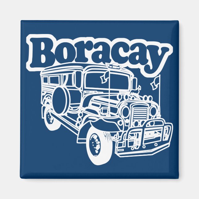 Aimant Boracay Jeepney (Devant)
