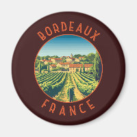 Bordeaux France Rétro Cercle Distressé