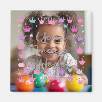 Bordure photo de la Couronne Pastel Pink Purple Pr