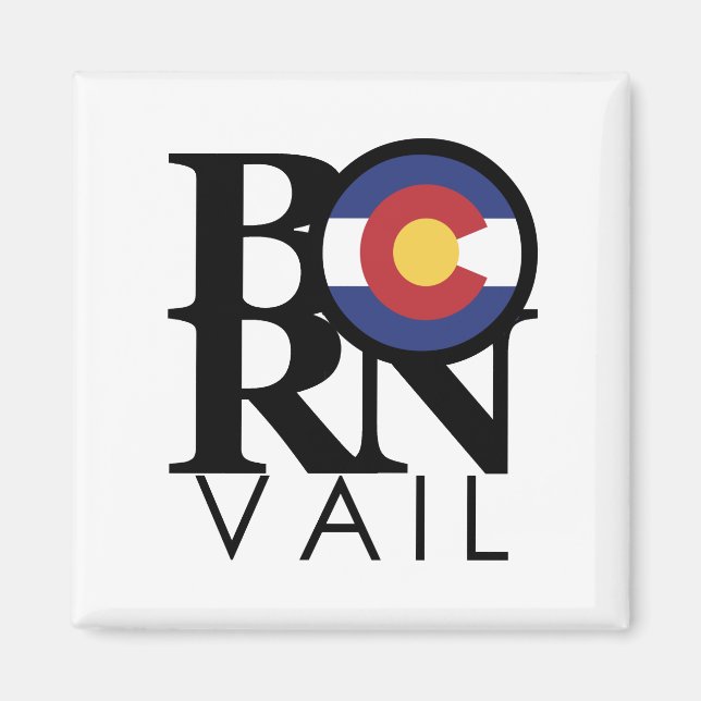 Aimant BORN Vail Colorado (Devant)