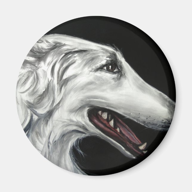 Aimant borzoi (Devant)