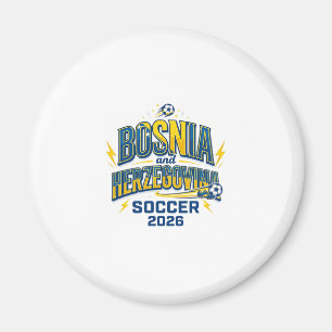 Aimant Bosnie-Herzégovine Football 2026 Football Gras Typ