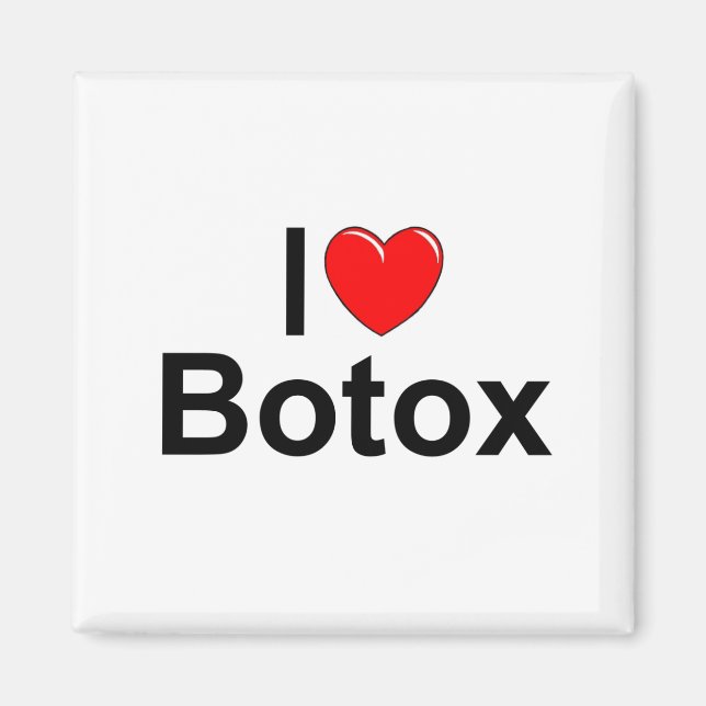 Aimant Botox I Love (Coeur) (Devant)
