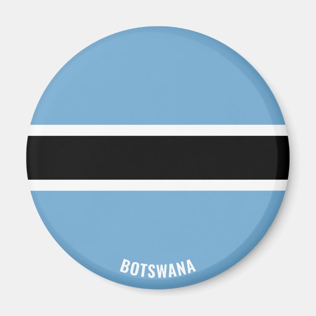 Aimant Botswana Drapeau charmant patriotique (Devant)