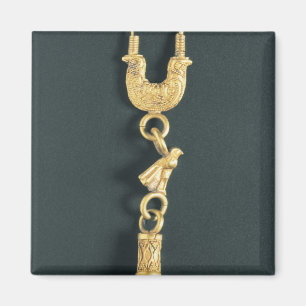 Aimant Boucle d'oreille d'or avec le pendentif