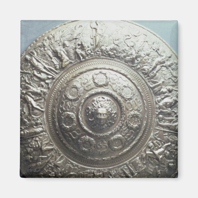 Aimant Bouclier avec la tête de Medusa, 1552 (Devant)