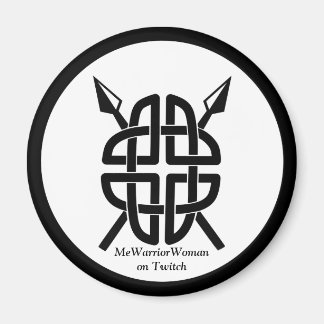 Aimant Bouclier celtique, MeWarriorWoman sur Twitch