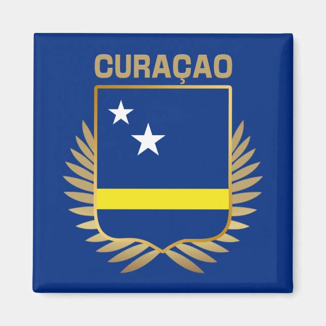 Aimant Bouclier indicateur Curaçao (Devant)