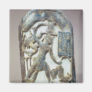 Aimant Bouclier votif dépeignant le roi massacrant a