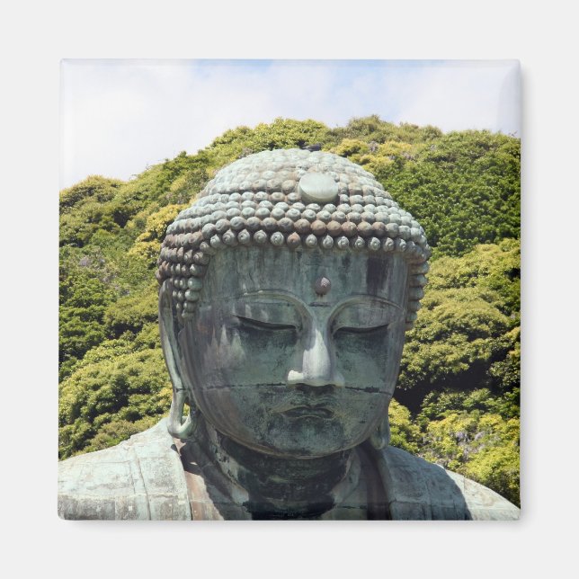 Aimant bouddha kamakura vert (Devant)