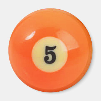 Aimant Boule de piscine "5 balles" conception cadeaux et