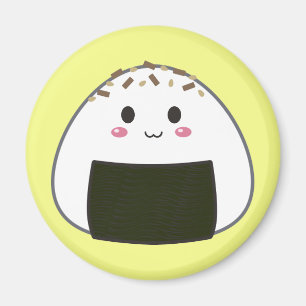 Aimant Boule de riz de Kawaii "Onigiri" avec des