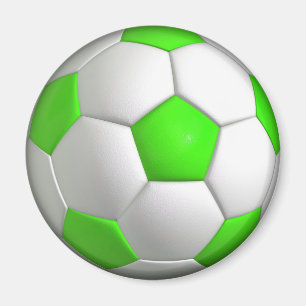 Aimant Boule de soccer verte