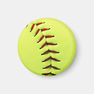 Aimant Boule jaune du base-ball