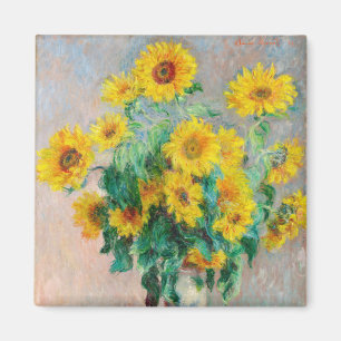 Aimant Bouquet de tournesols Claude Monet