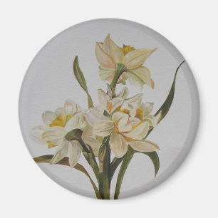 Aimant Bouquet Double Narcissi Art Floral