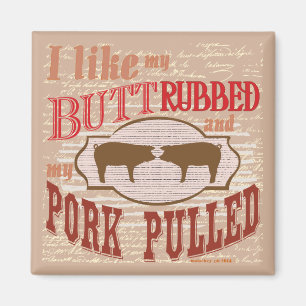 Aimant Bout de lard frotté