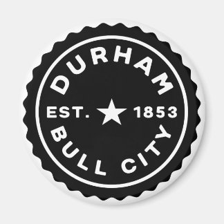 Aimant Bouton Date de Durham Bull City