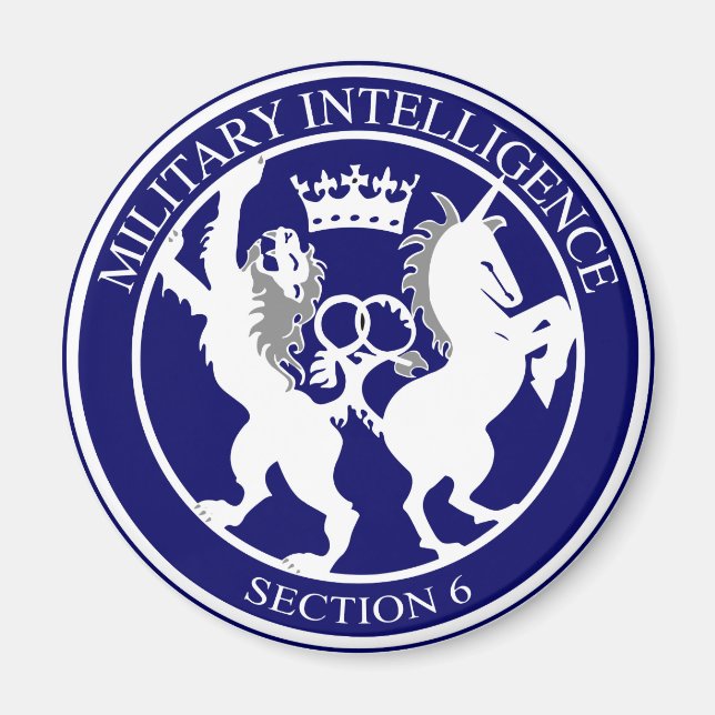 Aimant Bouton de logo MI6 (Devant)