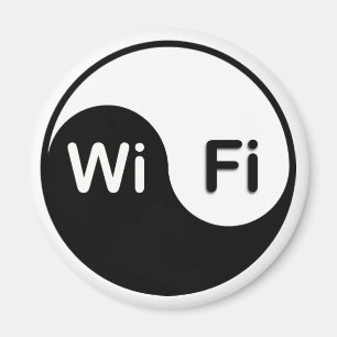 Aimant Bouton magnétique wi-fi Yin Yang