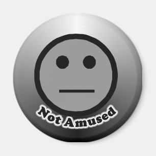 Aimant Bouton non amusé