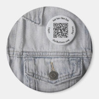 Aimant bouton personnalisé de 3 pouces