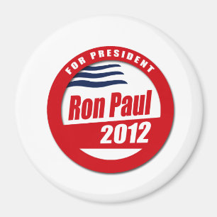 Aimant Bouton Ron Paul 2012