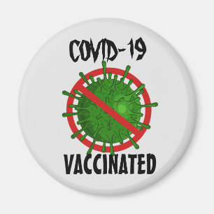 Aimant Bouton vacciné contre le virus Covid-19