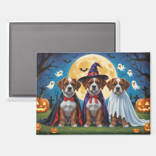 Aimant Bouviers Des Flandres Chiens Citrouille Halloween