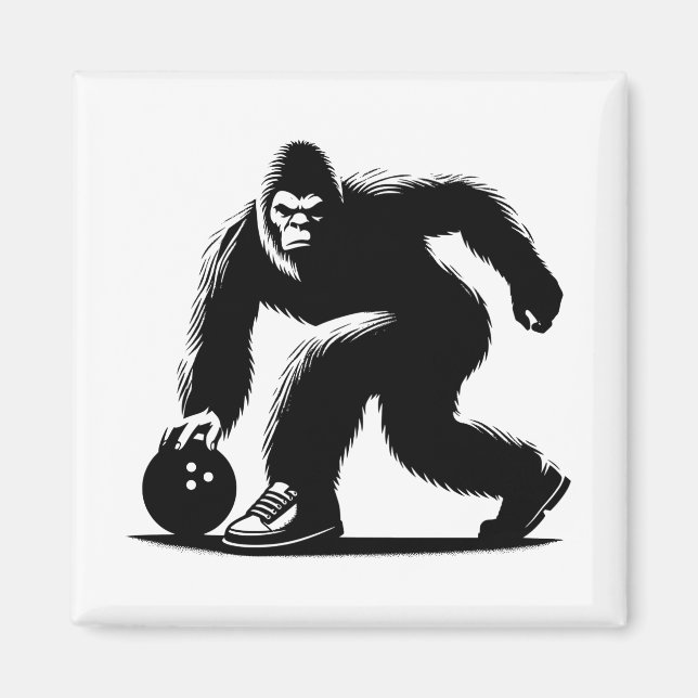 Aimant Bowling Bigfoot (Devant)