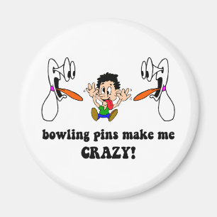Aimant Bowling drôle fou