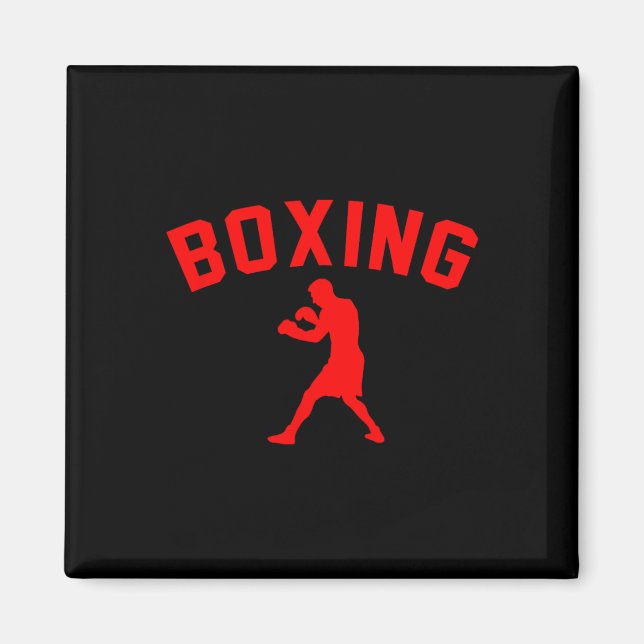 Aimant Boxe - Boxer Cadeau Boxe Ventilateur Boxe (Devant)