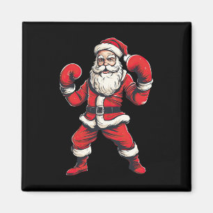 Aimant Boxe de Noël Boxer Kickboxing Mart de Noël