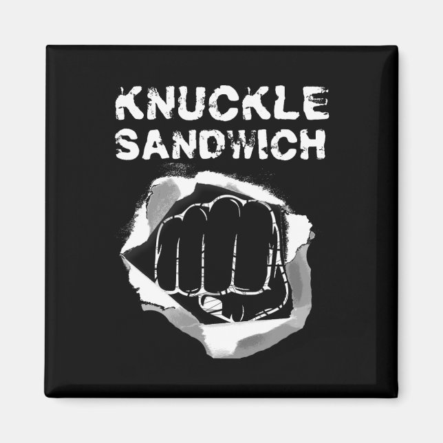 Aimant Boxe Pointe Poignée Knuckle Boxer (Devant)