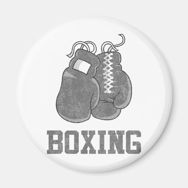 Aimant Boxe vintage (Devant)