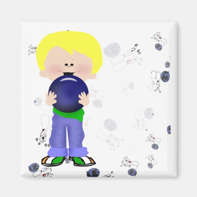 Aimant Boy Bowler (Devant)