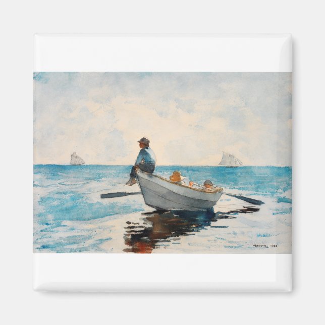 Aimant Boys in a Dory (1880) par WinslowHomer (Devant)