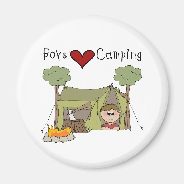 Aimant Boys Love Camping (Devant)