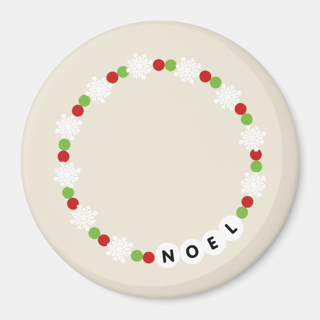 Aimant Bracelet d'amitié Noel Noël (Devant)