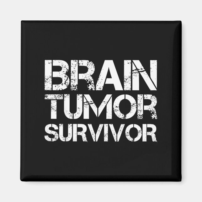 Aimant Brain Tumor Survivor For Brain Cancer Awareness Da (Devant)