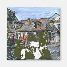 Aimant Brass Band À Blacksmith Shop