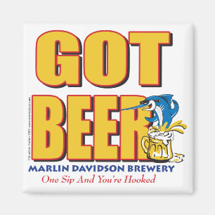 Aimant Brasserie Marlin Davidsons - Livraison