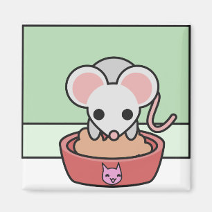 Aimant Bravoure Cat Rat