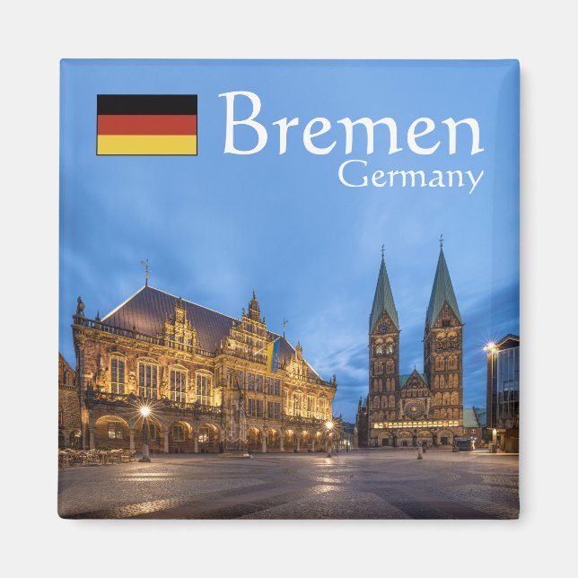 Aimant Brême Allemagne Souvenir (Devant)