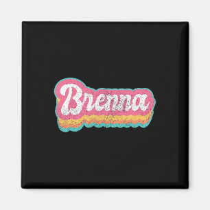 Aimant Brenna Prénom Fille Vintage les années 70 80s Pers